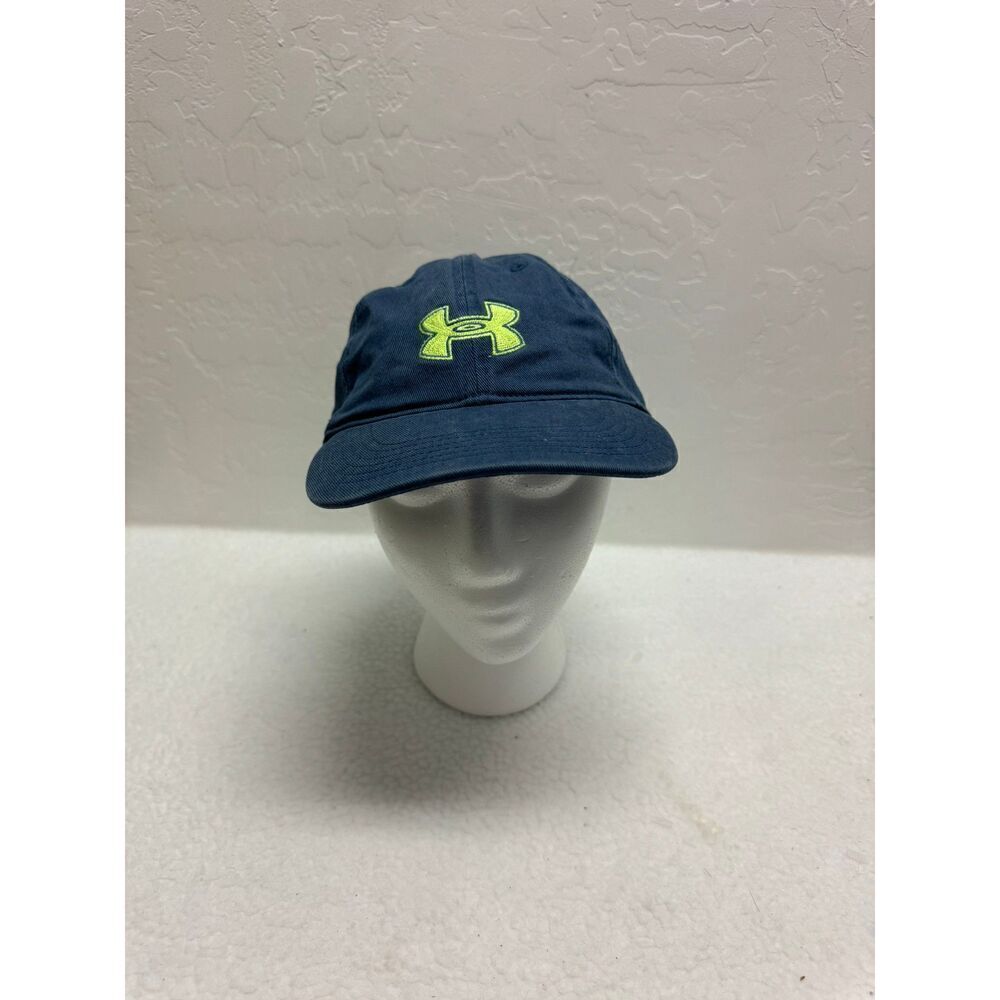 Under Armour Womens Navy Blue‎ Baseball Cap One Size Fits All Logo Athletic Hat